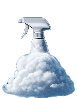 spray chaped cloud