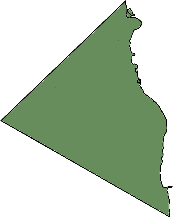 Outline map of rockalnd County service area