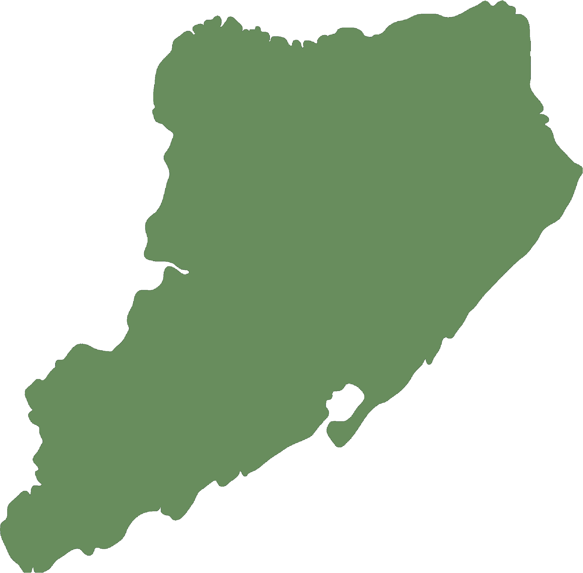 Outline map of Staten ISland service area